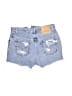 Levi's 100% Cotton Blue Denim Shorts Size 6 - photo 2