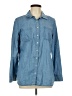 Talbots Outlet Blue Long Sleeve Button-Down Shirt Size Lg Petite - photo 1