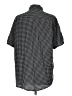 Lularoe 100% Rayon Houndstooth Black Short Sleeve Button-Down Shirt Size L - photo 2