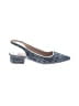 Chinese Laundry Plaid Blue Heels Size 8 1/2 - photo 1