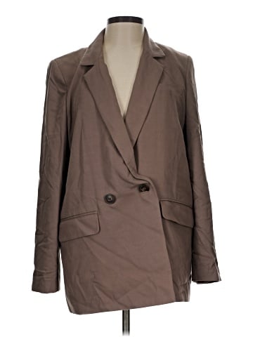 Madewell Drapeweave Caldwell Double-Breasted Blazer (view 1)