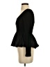 Mable Solid Black Long Sleeve Top Size S - photo 5