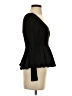 Mable Solid Black Long Sleeve Top Size S - photo 4