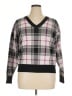 Tahari Plaid Black Pullover Sweater Size XL - photo 1
