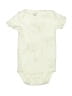 Carter's 100% Cotton Print Ivory Short Sleeve Onesie 12-18 MO / 18 MO - photo 1