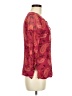 Unbranded 100% Silk Red 3/4 Sleeve Silk Top Size M (petite) - photo 4