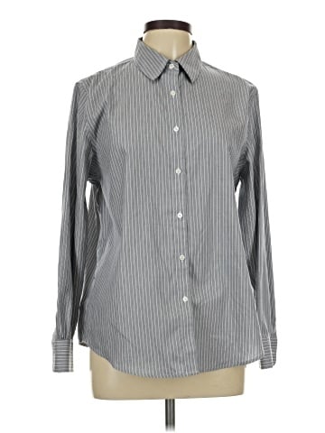 Jones New York Signature Long Sleeve Button-Down Shirt (view 1)