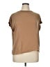 T Tahari Tan Short Sleeve Top Size XL - photo 1