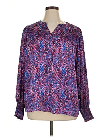 Easel Long Sleeve Blouse (view 1)