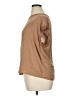 T Tahari Tan Short Sleeve Top Size XL - photo 5
