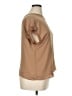T Tahari Tan Short Sleeve Top Size XL - photo 4