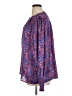 Easel 100% Polyester Print Purple Long Sleeve Blouse Size 1X - photo 5