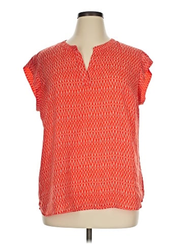 Hilary Radley Short Sleeve Blouse (view 1)