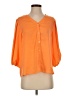 Vince Camuto 100% Polyester Orange 3/4 Sleeve Blouse Size S - photo 1