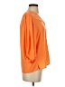 Vince Camuto 100% Polyester Orange 3/4 Sleeve Blouse Size S - photo 4