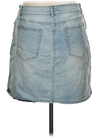 Garnet Hill Denim Skirt (view 2)