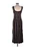 Solid & Striped Black Casual Dress Size L - photo 2