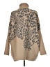 Joseph A. Animal Print Tan Turtleneck Sweater Size M - photo 2