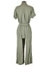 Carly Jean Solid Green Jumpsuit Size S - photo 2