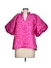 THML Pink 3/4 Sleeve Blouse Size L - photo 1