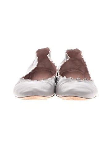 Chloé Leather Lauren Scallop Flats (view 2)