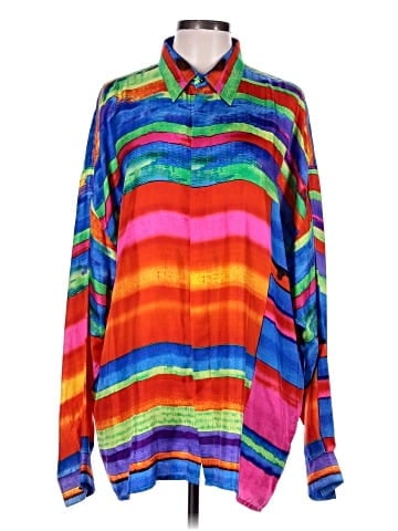 Gianni Versace Vintage Unisex Silk Button Down (view 1)