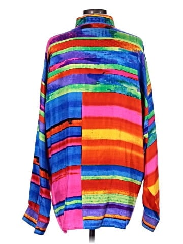 Gianni Versace Vintage Unisex Silk Button Down (view 2)