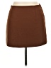 Zara Solid Brown Casual Skirt Size M - photo 2