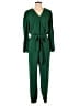 Prettygarden 100% Polyester Solid Green Jumpsuit Size S - photo 1