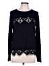 Chloé Black Blue Lace Sweater Size L - photo 1