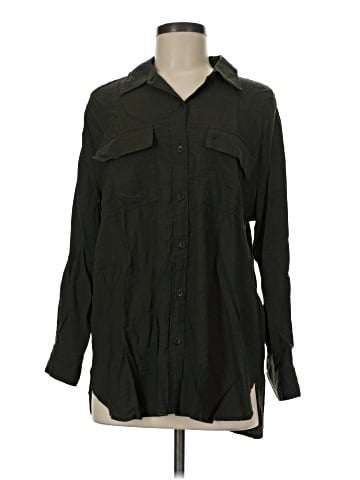 Banana Republic Factory Store Long Sleeve Button-Down Shirt (view 1)