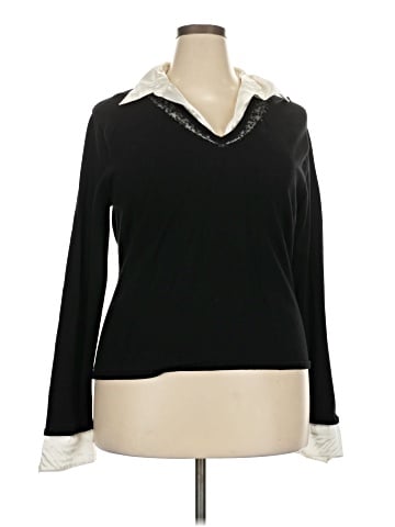 Notations Long Sleeve Top (view 1)