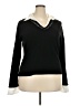 Notations Black Long Sleeve Top Size 2X - photo 1