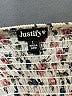 Justify 100% Polyester Floral Ivory Short Sleeve Blouse Size L - photo 7