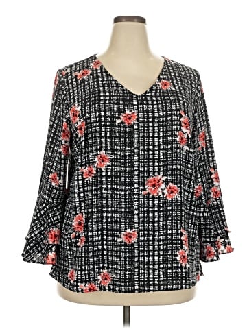 Apt. 9 3/4 Sleeve Blouse (view 1)
