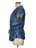 Liz Claiborne 100% Lyocell Blue Short Sleeve Blouse Size L - photo 5