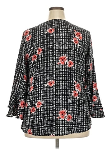 Apt. 9 3/4 Sleeve Blouse (view 2)