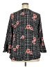 Apt. 9 100% Polyester Black 3/4 Sleeve Blouse Size XXL - photo 2