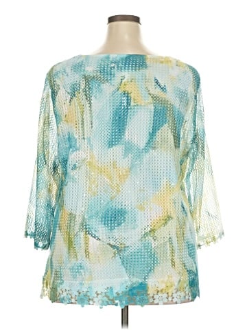 Alfred Dunner 3/4 Sleeve Blouse (view 2)