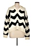 THML 100% Cotton Chevron-herringbone Ivory Pullover Sweater Size L - photo 1