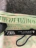 Zara 100% Polyester Paisley Green Cocktail Dress Size XS - photo 4