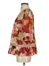 DR2 100% Polyester Multi Color Burgundy 3/4 Sleeve Blouse Size S - photo 5
