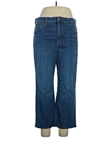 Madewell Petite Cali Demi-Boot Jeans in Eastway Wash (view 1)