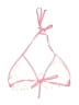 Pink Lily Solid Pink Swimsuit Top Size L - photo 2