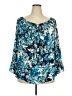 Sami & JO Teal 3/4 Sleeve Blouse Size 2X - photo 1