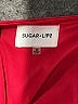 Sugar Lips 100% Polyester Solid Red Romper Size M - photo 4