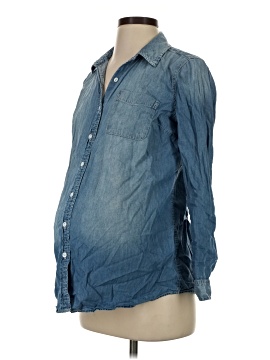 A Pea in the Pod 3/4 Sleeve Button-Down Shirt (view 1)