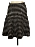 Max Studio Houndstooth Black Casual Skirt Size L - photo 1