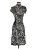 B. Moss Print Gray Cocktail Dress Size XS - photo 2