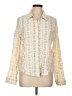 Peach Ivory Long Sleeve Blouse Size L - photo 1